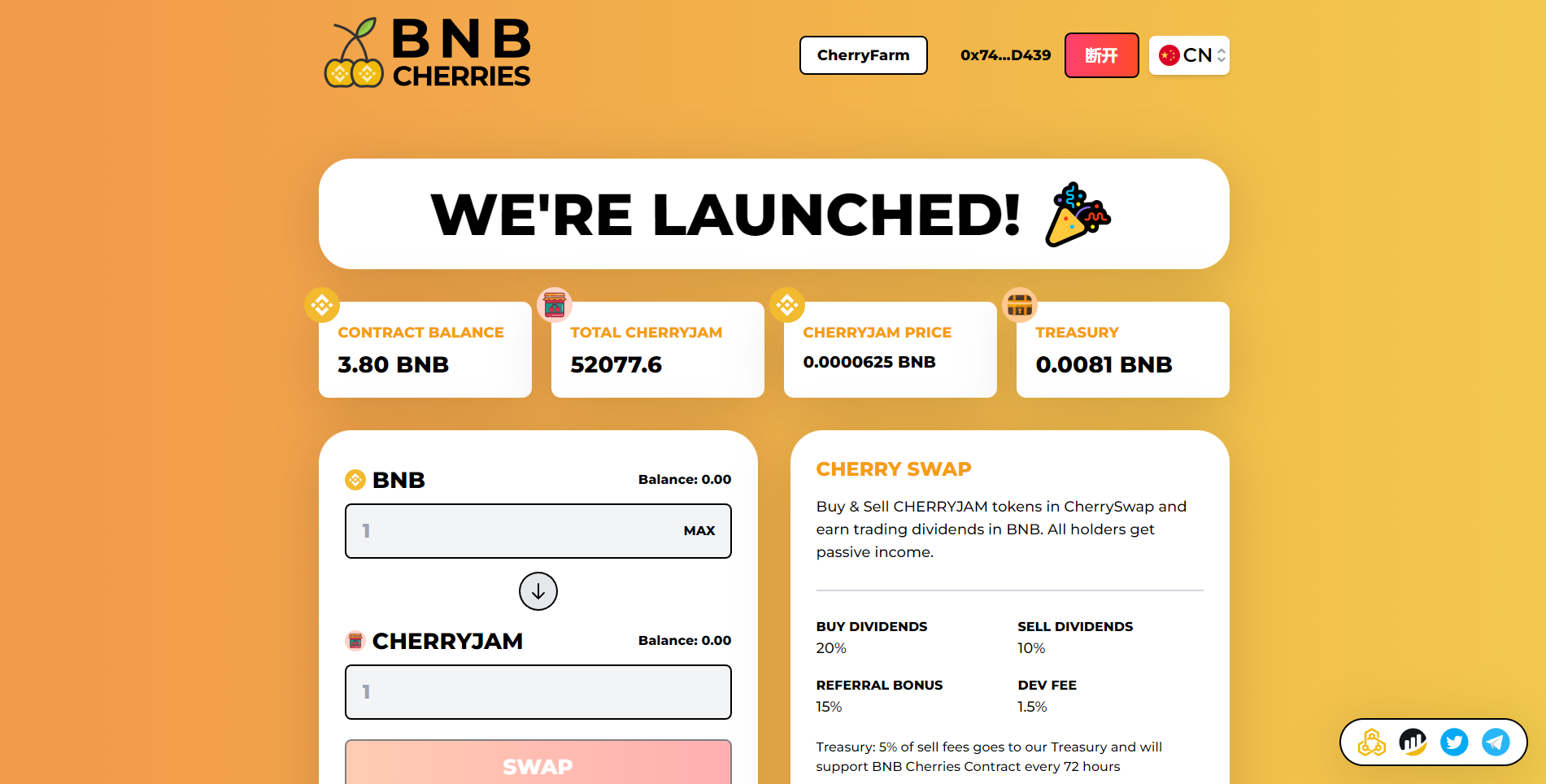 多语言BNB链上智能合约理财/区块链链上资金盘